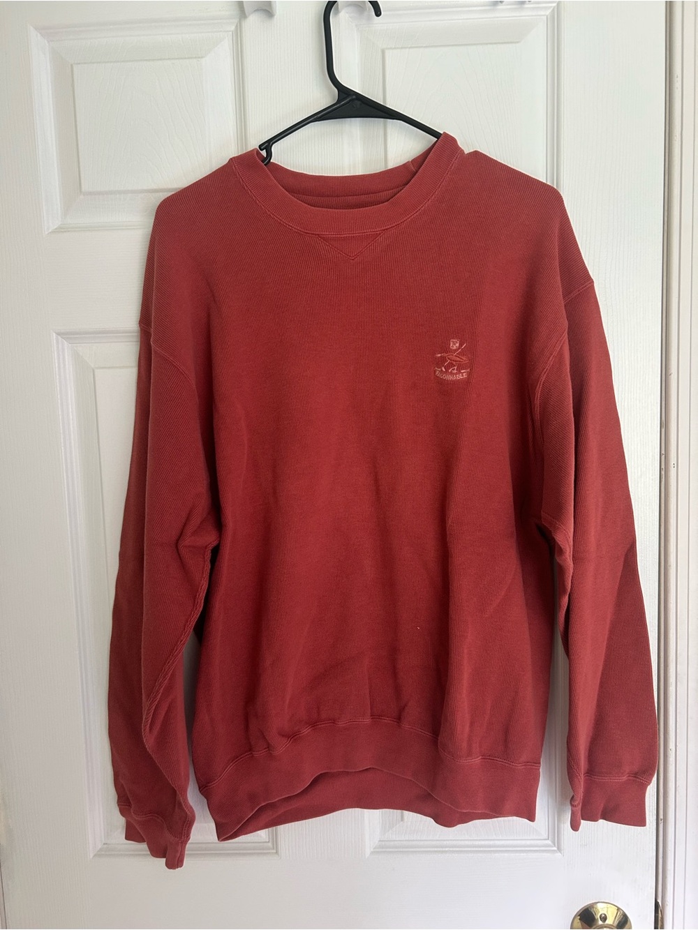 Faconnable women's Crewneck Sweater in coral pink